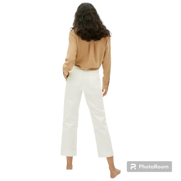 EVERLANE The Straight-Leg Crop Pants size 10 - Picture 2 of 8